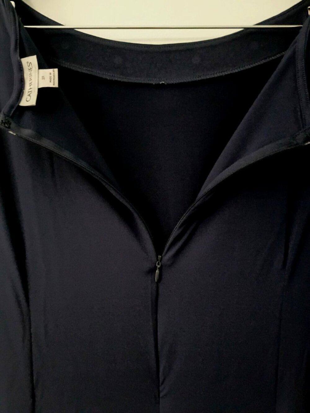 Catherines Women's Plus Shift Dress Stud Accents Boatneck 3/4 Sleeve - 2X New - Picture 9 of 11